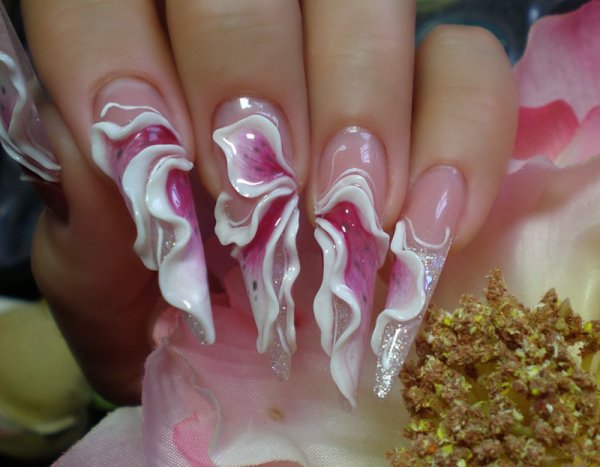 Самые красивые акриловые ногти