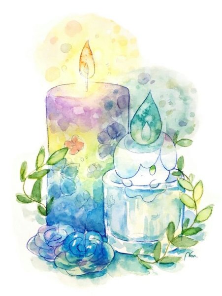 Свечка карандашом