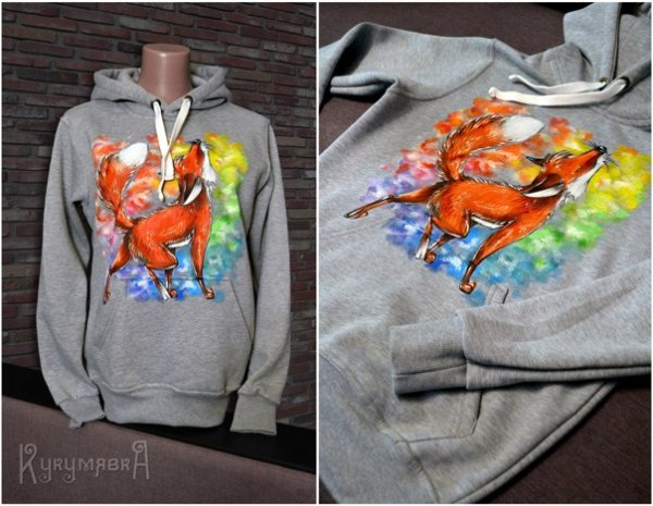 Роспись толстовки