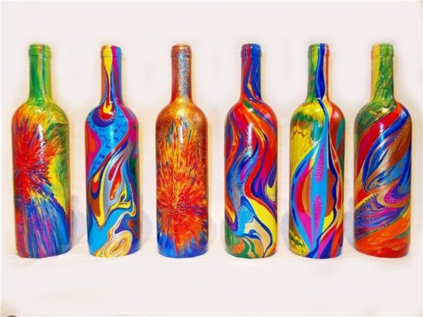Разрисованные бутылки