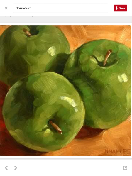 Яблоко в абстрактной живописи