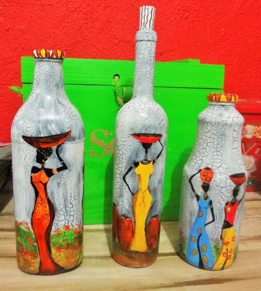 Роспись бутылок