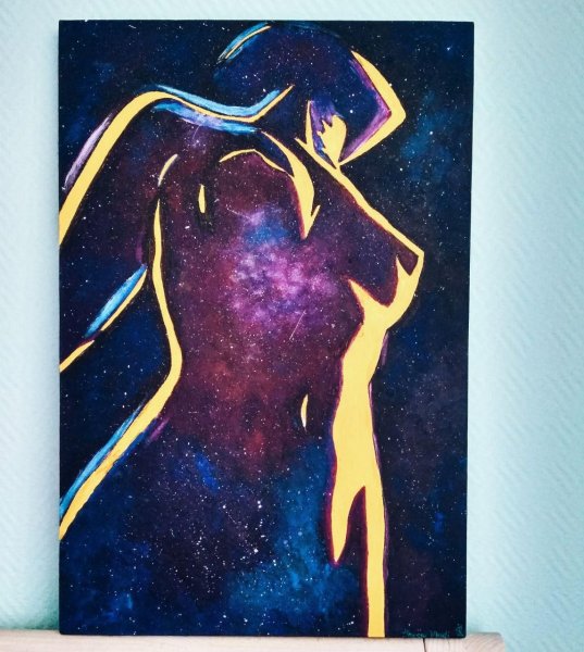 Космос акварелью