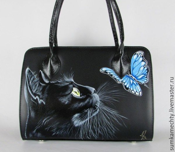 Роспись сумок акриловыми красками