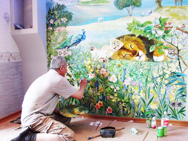 Живопись на стенах