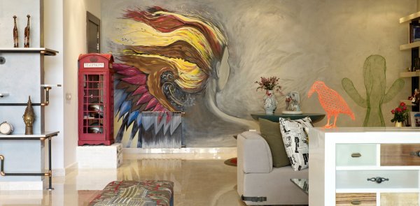 Креативная роспись стен