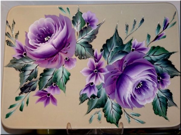 Татьяна Кудрявцева роспись двойной мазок