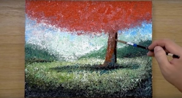 Техника рисования алюминием