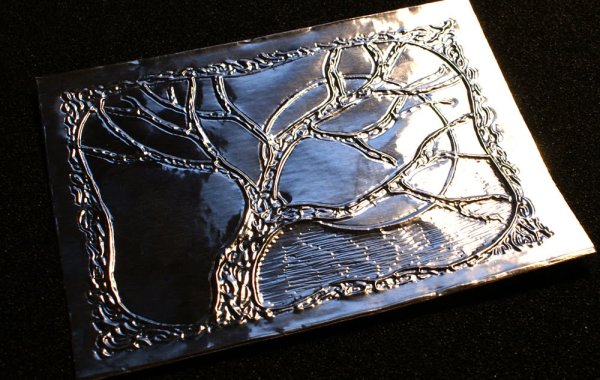 Панно из фольги