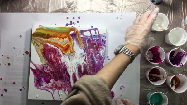 Краски жидкий акрил для рисования