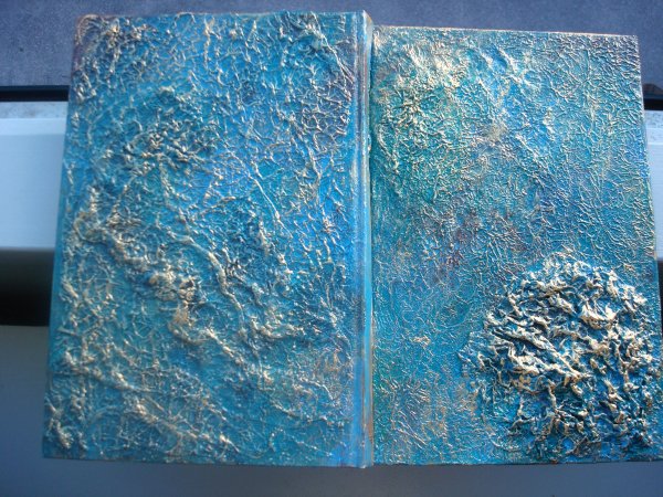 Картины с текстурной пастой и поталью