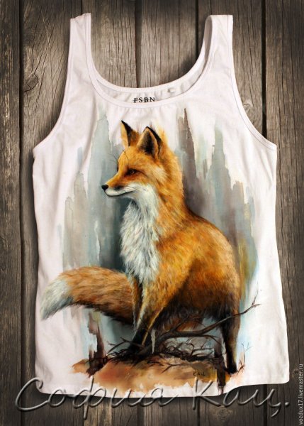 Роспись одежды акриловыми красками