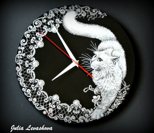 Роспись новогодних часов