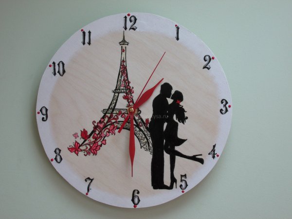 Часы ручная роспись