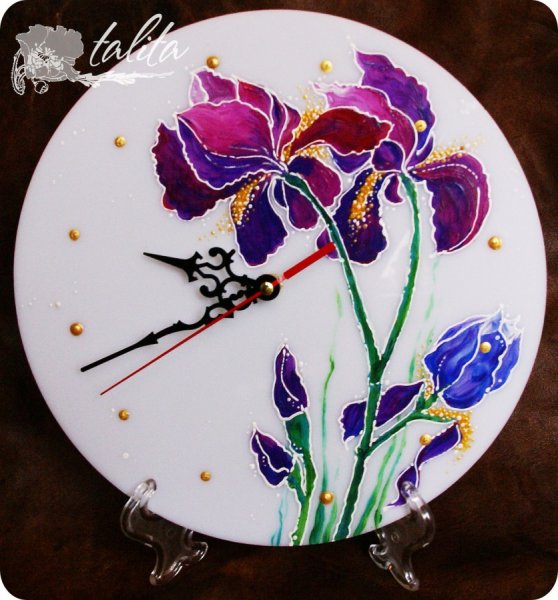 Роспись по тарелкам акриловыми красками