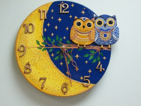 Поделка часы своими руками