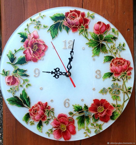 Расписать часы настенные