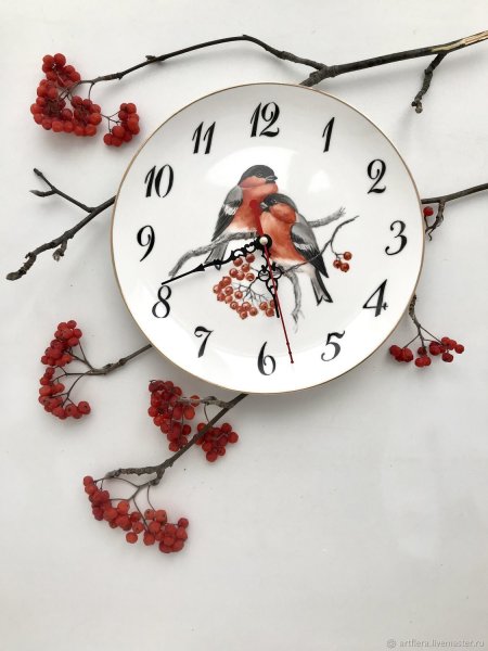 Часы настенные новогодние