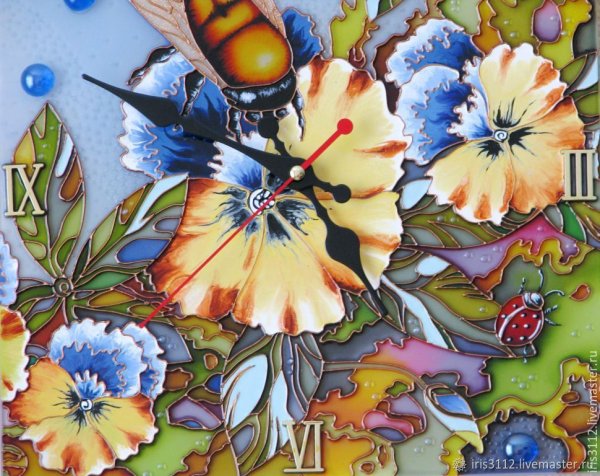 Витражная роспись Ирины Васильевой