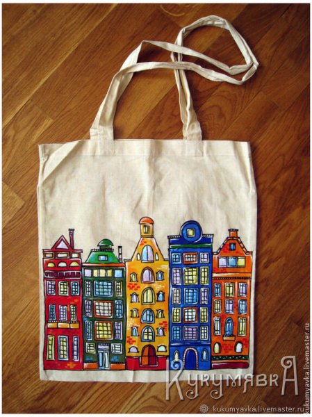 Роспись холщовых сумок