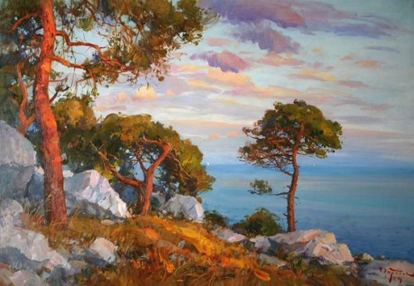 Свиридов Сергей художник сосны