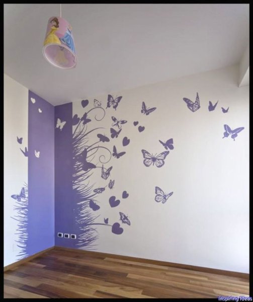 Живопись на стенах в интерьере