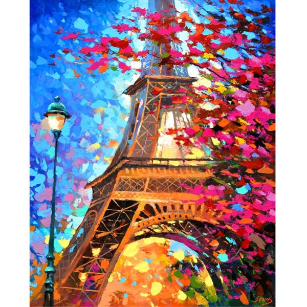 Алмазная мозаика Эйфелева башня 30х40
