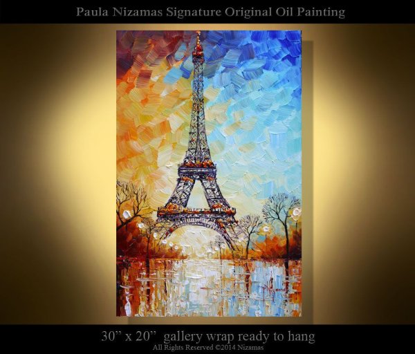 Париж акрилом для начинающих