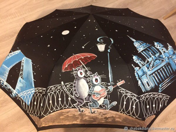 Диана ШАБАК роспись зонтов