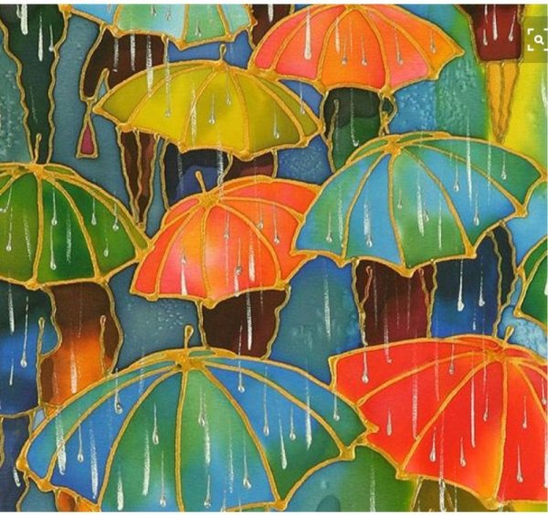 Цветные зонтики