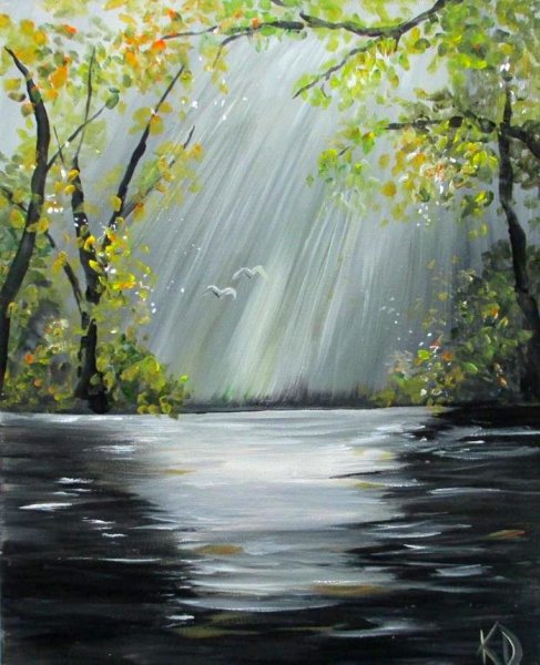 Пейзажи для рисования маслом