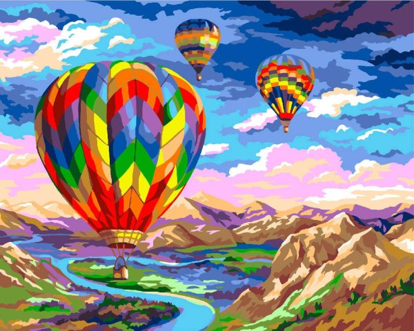 Воздушные шары живопись