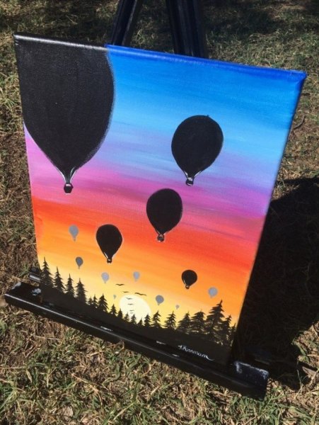 Интересные идеи для рисования красками