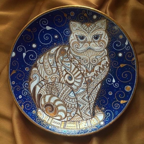 Точечная роспись контурами