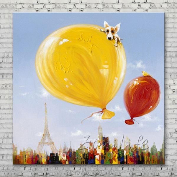 Воздушные шары маслом