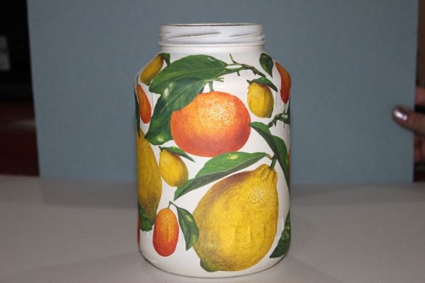 Роспись банок акриловыми красками