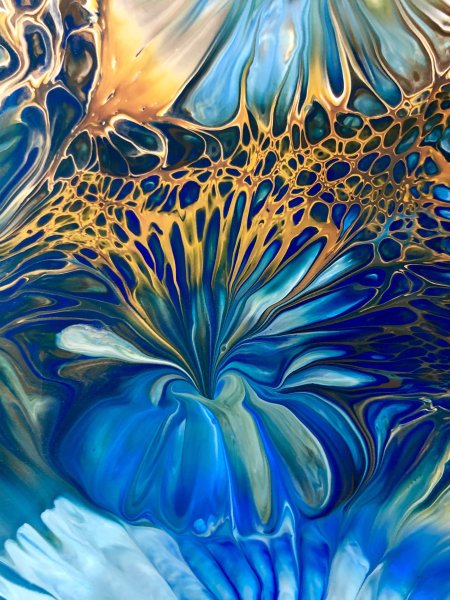 Абстракция акрилом