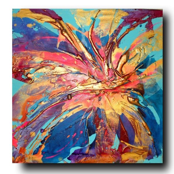 Абстракция акрилом