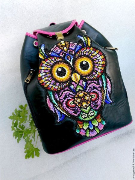 Расписать сумку акриловыми красками