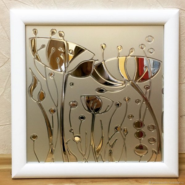 Панно из стекла