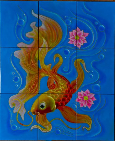 Фреска рыбки