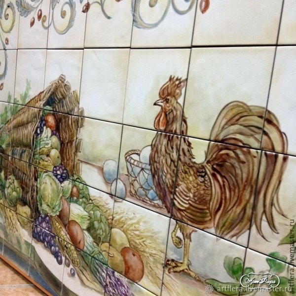 Флёра Даминова роспись фартук для кухни