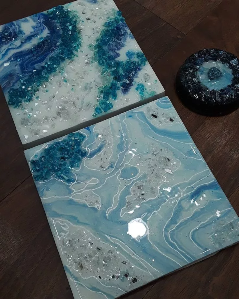 Плитка из эпоксидной смолы