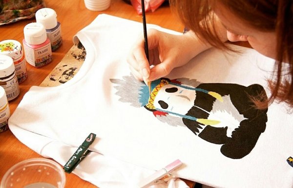 Мастер класс рисование на футболках