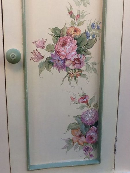 Двери с декупажем