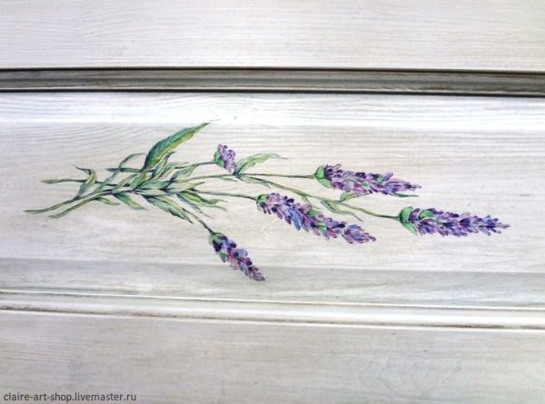 Роспись мебели в стиле Прованс