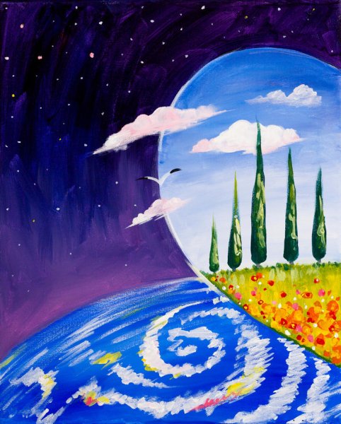 Рисунок божественный мир