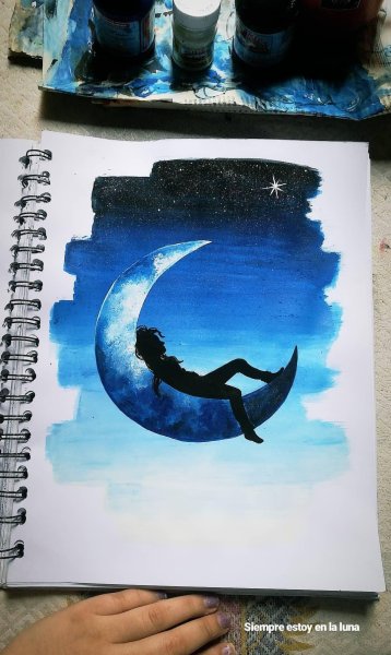 Пейзаж в скетчбуке