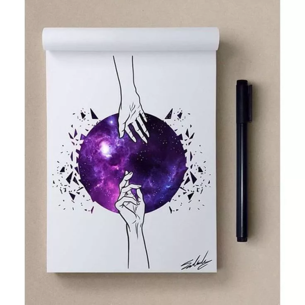 Мини пейзажи акварелью