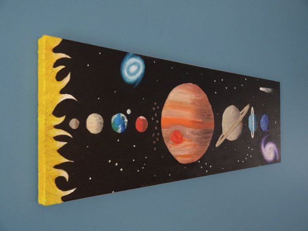 Солнечная система красками